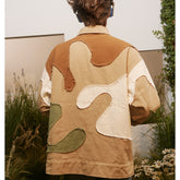 Unisex Jacket Retro Spring and Autumn Coat Loose Camouflage Jacket